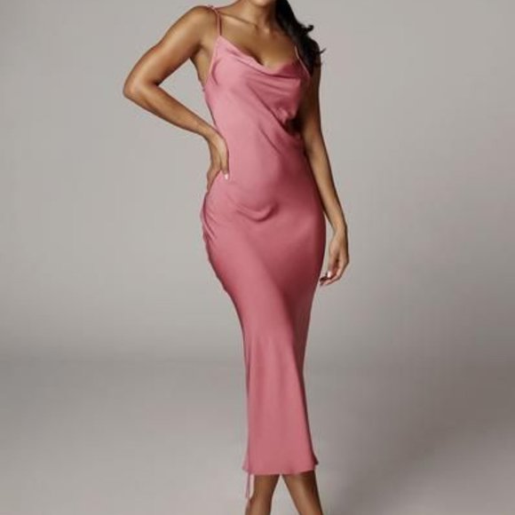 JLUXLABEL Dresses & Skirts - JLuxLabel smokey rose pheobe slip dress